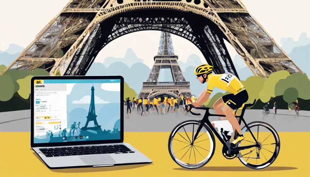 cycling race broadcast worldwide